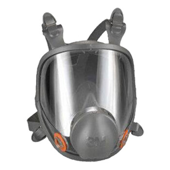 3M 呼吸防护全面罩6800 单面具 防异味 防尘面具 防毒面罩（双滤盒）