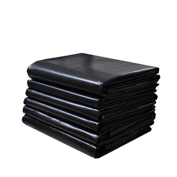 锐拓酒店物业背心式手提式黑色加厚大号垃圾袋黑色塑料袋56*66/100个装