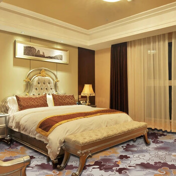 雅的 1200克尼龙涤纶印花地毯酒店客房棋牌消防B1级地毯 散裁（一平方米） JD1205