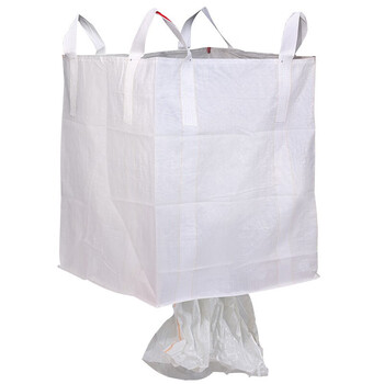 飞尔（FLYER）大开口集装吨包袋100x100x120cm 承重1.2吨 加厚耐磨吊袋 四吊上开下卸料口【FLJD289】