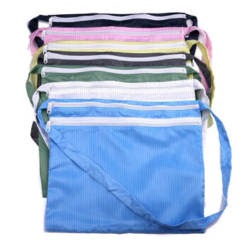 者也（ZYE）无尘收纳工作包 双层拉链防静电背包无尘服袋子 白色