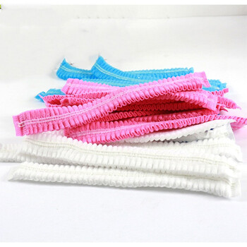 兰诗（LAUTEE）FH-2040   一次性无纺布帽子食品厂无尘车间防尘一次性透气头套    单筋19 白色 100只/包