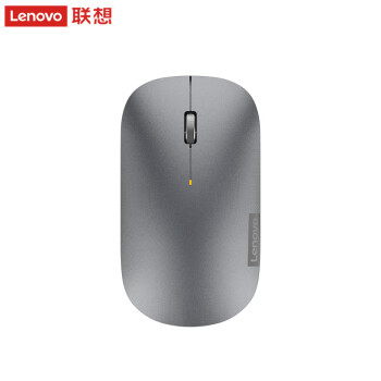 联想（Lenovo）无线鼠标轻音鼠标 Air Handle轻音无线鼠标 便携办公鼠标 风暴灰