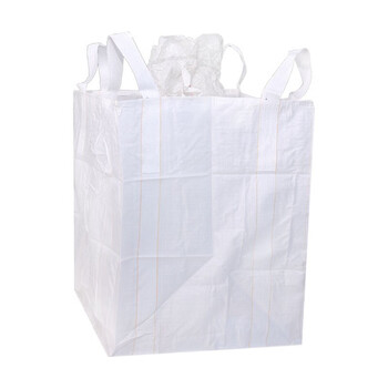 飞尔（FLYER）工业吨包袋 加厚编织袋 承重1.2吨 耐磨吊物袋 四吊上进料口下平底100x100x100cm【FLJD291】