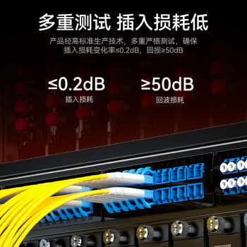 胜为（shengwei）光纤跳线 工程电信级LC-ST单模双芯 9/125低烟无卤环保外被 收发器尾纤 3米FSC-109