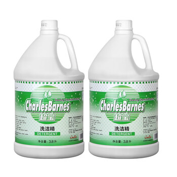 超宝（CHAOBAO）DFF046 洗洁精 酒店食堂商用油污清洁剂 3.8L*4瓶