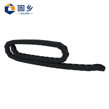 固乡 拖链 桥式工程机床尼龙拖链雕刻机传动工业链条履带（桥式内尺寸10*10mm1米）