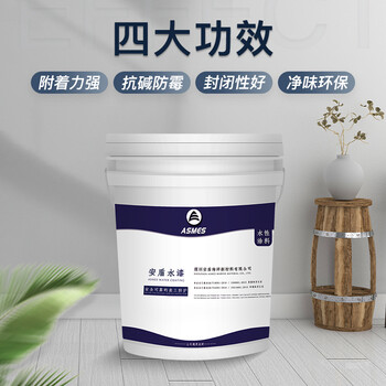阿斯密 ASMES ASN360 净味抗碱防霉内墙底漆 水性环保内墙涂料白色 20kg