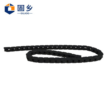 固乡 拖链 桥式工程机床尼龙拖链雕刻机传动工业链条履带（桥式内尺寸10*10mm1米）