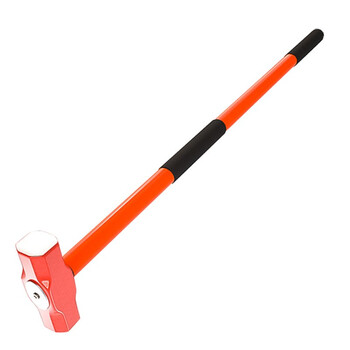 先锋连 带柄大铁锤八角锤大锤石头锤铁 20磅带柄八角锤 带把约8斤