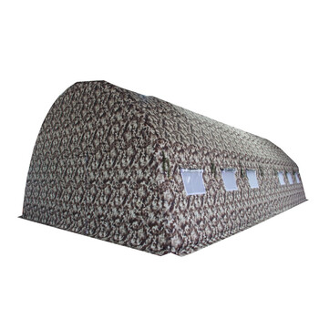 雅恪尚 救援充气帐篷户外应急指挥迷彩帐篷救灾工程施工安置帐篷 30平米(5*6m)