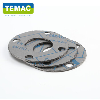 TEMAC/太美 TI增强柔性石墨垫片（RSB) FF面DN200,PN2.5，HG/T20606-2009  /5片可定制