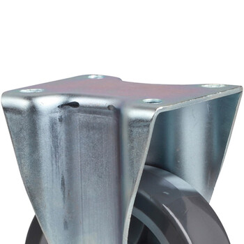 安赛瑞 定向脚轮 4英寸中型PU低噪音轮 工业轮 承重200KG滑轮 易得力定制 16230