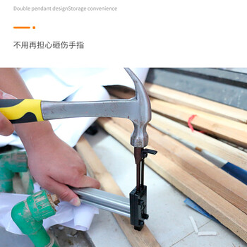 保拉(Paola) 线槽打钉器线槽钉枪(送400枚T钉) 线槽打钉器半自动水泥钉枪射钉枪打钉机手动钢钉枪6117