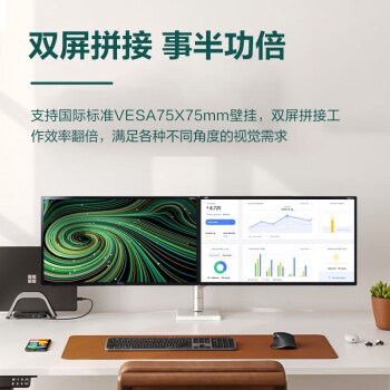 HSO 21.5英寸宽屏 1080P全高清 不闪屏 可壁挂 宽屏LED背光液晶显示器 E2211L