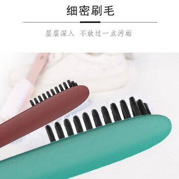 亿丽佳 塑料小刷子鞋子清洁刷软毛洗鞋刷洗衣服刷板刷鞋刷子（颜色随机）15件/组
