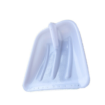 苏识 YJ-C0002 塑料铲子钢网钢片塑料铲平头锨除雪铲污泥铲 平铲塑料铲头+好炳总长135公分 一把