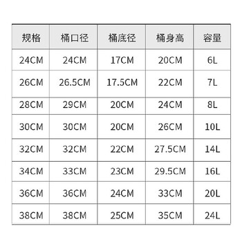 百舸 水桶 加厚手提桶  拎水桶 冰桶拖地桶酒店餐厅铁桶 15L 铁桶