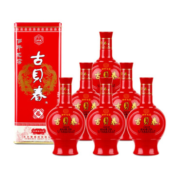 古贝春百年老窖福酒小百年浓香型喜庆用酒38度500ml6瓶整箱装