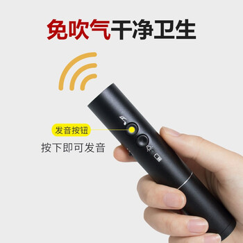 厚创 电子口哨交通交通指挥哨高分贝电子哨带强光照明灯口哨体育裁判训练哨USB充电 （哨声+照明款）/1件
