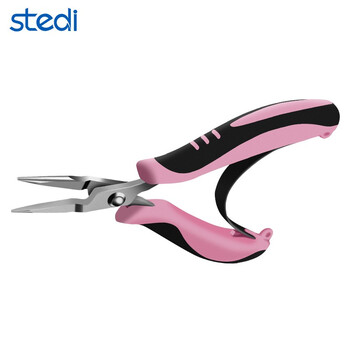 司特力 stedi手工珠宝钳迷你手工小钳子DIY无牙弯嘴斜口钳多功能精密不锈钢手工制作工具 SS-501尖嘴钳
