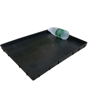 冰禹 BYlj-153 加厚防静电零件盒 塑料周转箱物料盒 2#方盘（436*290*75mm）