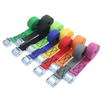 飞尔（FLYER）压扣货物捆绑带打包带捆扎绳 颜色随机【2.5cm宽×0.8m长】