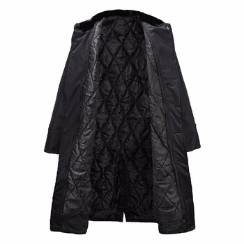 者也 冬季加长款防寒服保暖防水防风劳保棉衣棉袄男冬 保安大衣勤务棉大衣（内胆可拆卸） 丝棉内胆+反光条