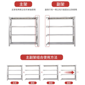 尚留鑫 201不锈钢货架仓储置物架冷库储物架无尘车间展架 300kg/每层1500*600*2000mm4层