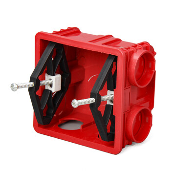 天旭86型暗盒修复器螺母损坏修补通用支撑杆固定神器插座底盒修理工具菱形塑料10只装