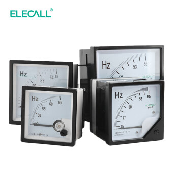 伊莱科(ELECALL)CP-72/96交流频率表100/220/380V 45-55Hz 需定制 白色 CP-72/220V（72*72mm）45-65Hz 7
