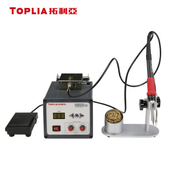 拓利亚（TOPLIA）EH3500智能送锡数显温控焊台功率：120W  温度范围： 200℃-500℃