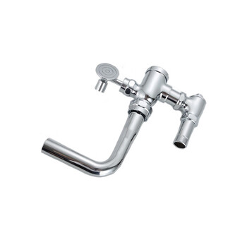 立新求精 踏式蹲便器卧式冲水阀LX-160  卧式大便冲洗阀冲水器DN25=1寸 厕所蹲坑便池脚踩式阀  （定制）