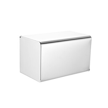 益美得 LSL33238 304不锈钢打孔/免打孔擦手纸盒浴室卫生间厕所纸巾盒 土豪金长款