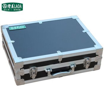 老A LAOA 加厚铝合金手提工具箱 五金工具箱维修零件收纳箱储存箱LA112540(量大企业定制)