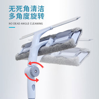 亿丽佳 玻璃刮擦窗器清洁玻璃神器刮水器 洗刮合一伸缩杆擦玻璃器（亮窗福星） 6件/组