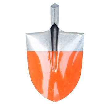 卫洋 WY-012 尖头铁锨头 建筑施工工业铁锹配件 农用园艺园林户外铁铲子尖头铁锹 桔红色