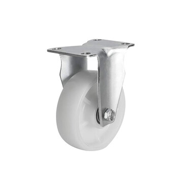 安赛瑞 定向脚轮 4英寸中型尼龙轮 家具工业轮 承重150KG 滑轮滚轮 平板手推车轱辘 易得力企业可定制 16222