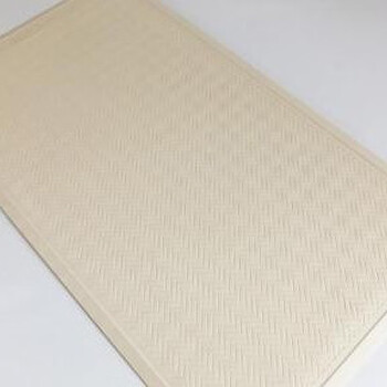 雅的 五星级酒店客房地垫商务广海大橡胶浴室防滑垫洗澡脚垫淋浴垫米 白色 脚丫按摩35*55CM /张