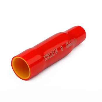 宝合(BOOHER)3/8"系列双色绝缘12角公制长套筒10mm