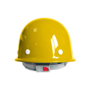 筑采 ZHUCAI 玻璃钢安全帽 黄色 安全帽 国标安全帽 一顶