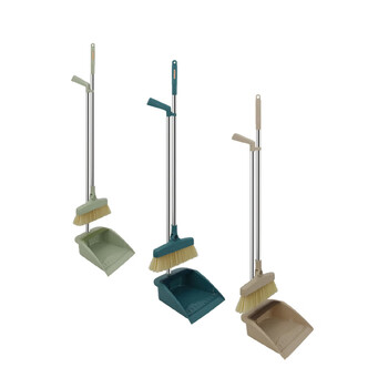 亿丽佳 套撮套扫塑料梳齿簸箕转向扫把套装塑料成套扫把（爱净美居 颜色随机） 20件/组