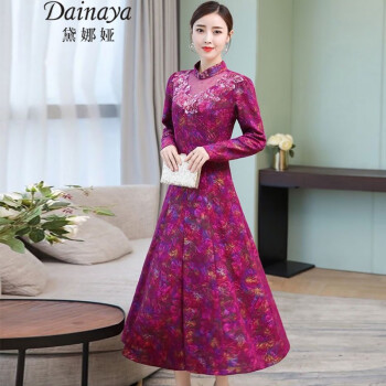 黛娜娅旗袍女2022春夏季新款优雅气质中式女装中国风日常改良复古婚宴