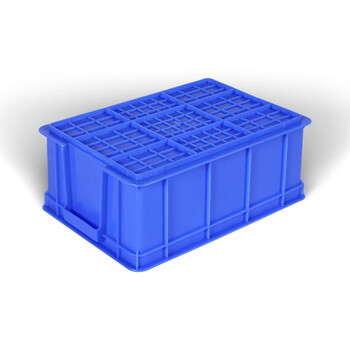 和崟 HZ-360F3# 6格分隔箱塑料分格箱 货架物料盒五金工具收纳箱分隔螺丝盒