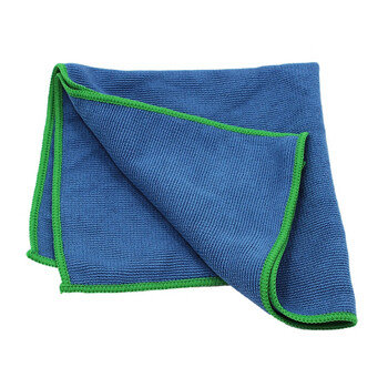 邦拭（BONSSUE）超细纤维擦拭布B-40 蓝色超细毛巾可重复清洗使用 40cm*40cm*50条