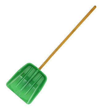 康丽雅 K-0200 木柄钢化塑料推雪铲 环卫物业除雪铲除雪锹粮食铲畜牧饲料铲 白色整套