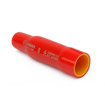 宝合(BOOHER)3/8"系列双色绝缘12角公制长套筒10mm