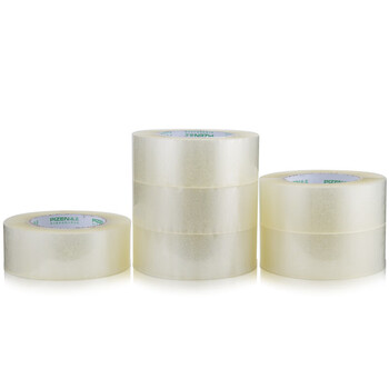 得力(deli)30904封箱胶带 仓库打包透明胶带 45mmx200yx45um 6卷