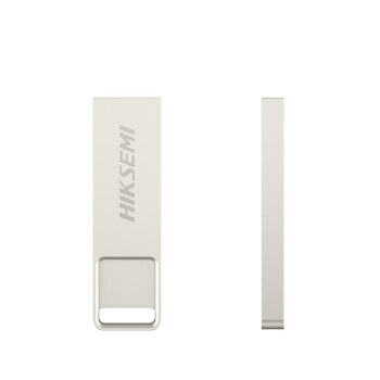 海康威视（HIKVISION）4GB USB2.0 招标金属U盘X301刀锋银色 一体封装防尘防水 电脑车载投标优盘系统盘
