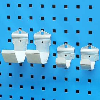 驰兔杠类托架100mm五金工具挂板架挂钩多功能方孔洞洞板展示架金属挂钩（不含挂板）